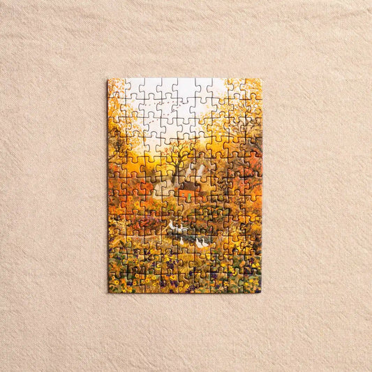 Autumn’s Embrace Mini Puzzle – La Pauz – 99 pieces