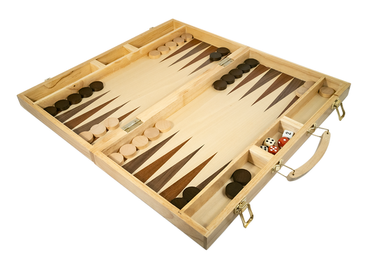 Wooden Folding Backgammon 45cm