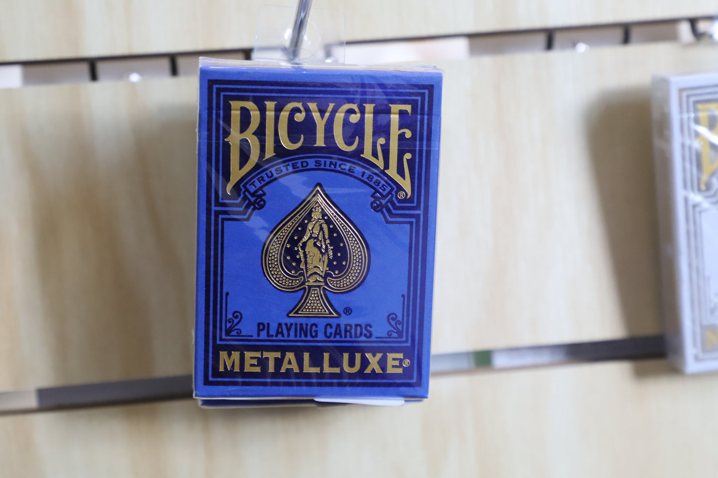 Metalluxe Blue Playing Cards - Premium Metal Foil Finish
