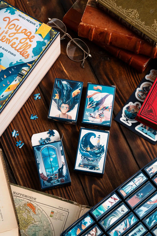 Voyage & Merveilles - 24 Mini Puzzle Box Set