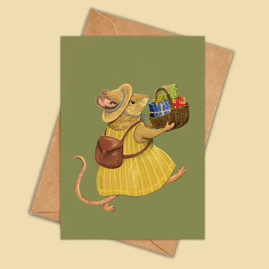 House Mouse Greeting Card