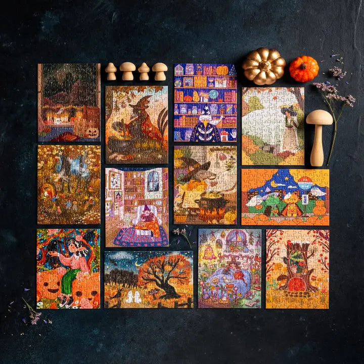 Halloween - 12 Mini Puzzle Box Set