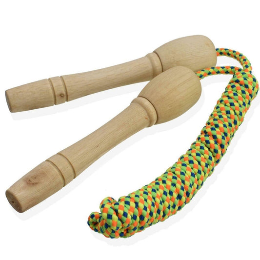Skipping Rope 82" With Wooden Handle