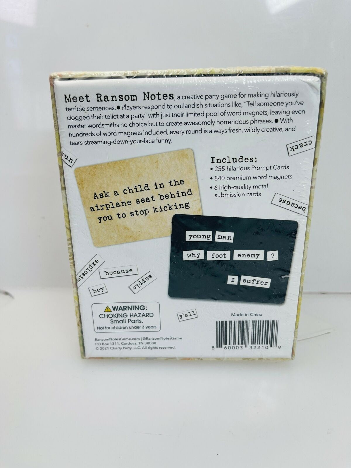 Ransom Notes: The Ridiculous Word Magnet Game