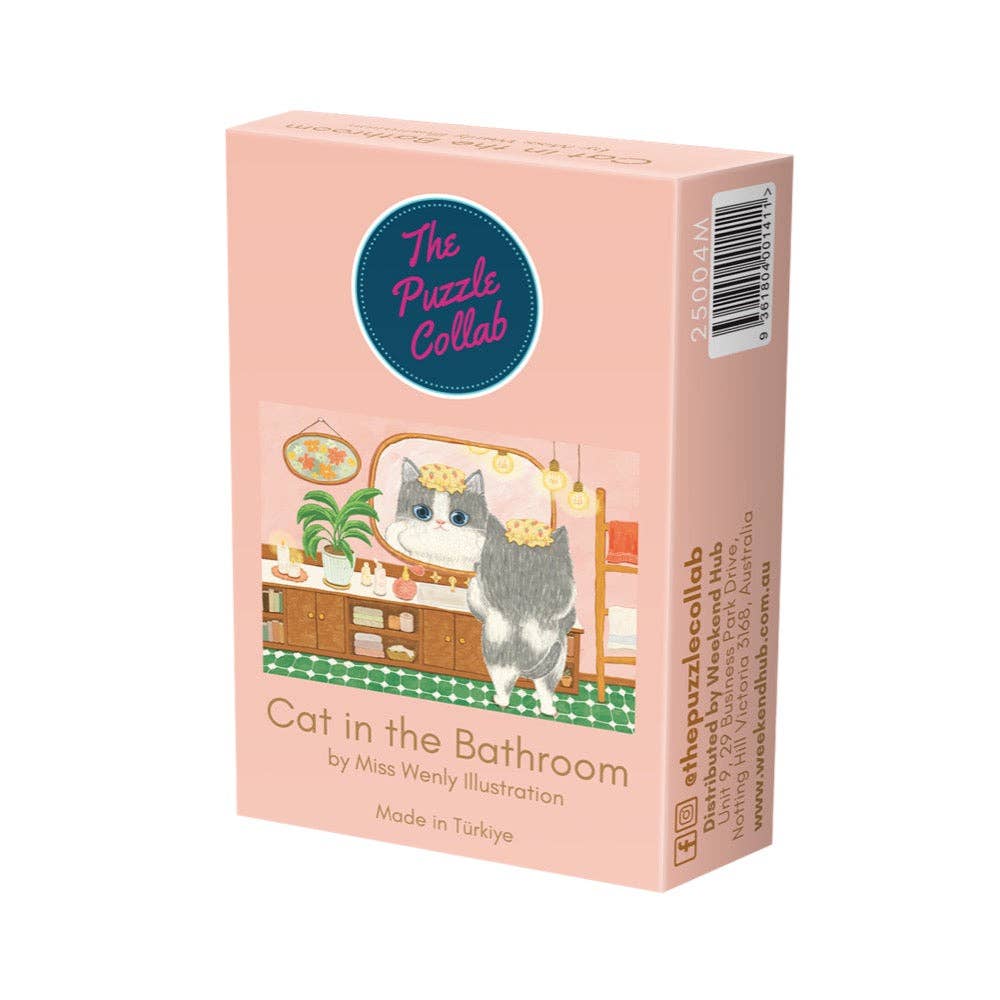 Cat in The Bathroom 99 Piece Micro Puzzle