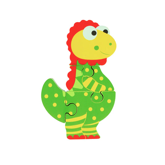 Dinosaur 4 Piece Wooden Puzzle