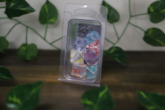 Unicorn Rainbow Ice - 7 Dice Set