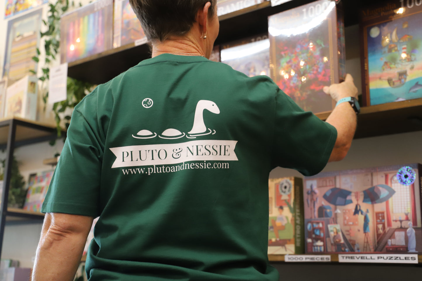 P&n Logo T-shirt In Emerald