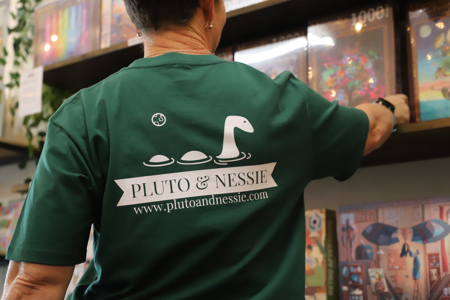 P&n Logo T-shirt In Emerald