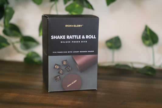 Shake Rattle & Roll Deluxe Poker Dice - Iron & Glory