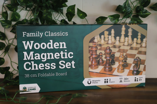 Wooden Magnetic Chess Set 38cm