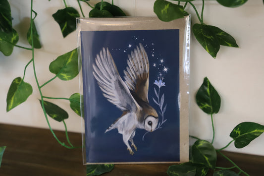 Barn Owl Greeting Card