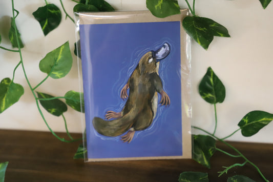 Platypus Greeting Card