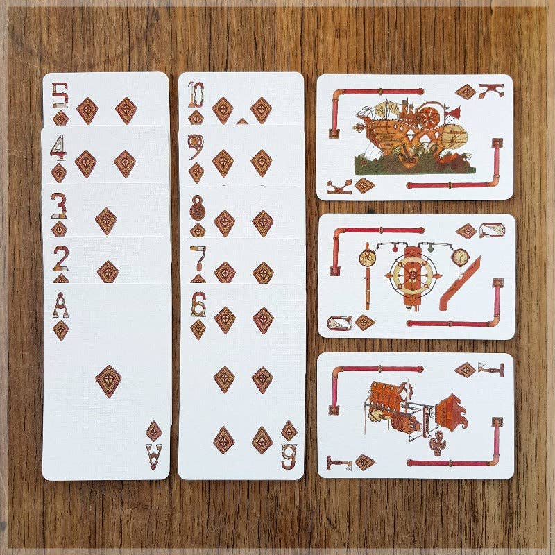 Steampunk Machinery - Playing Cards