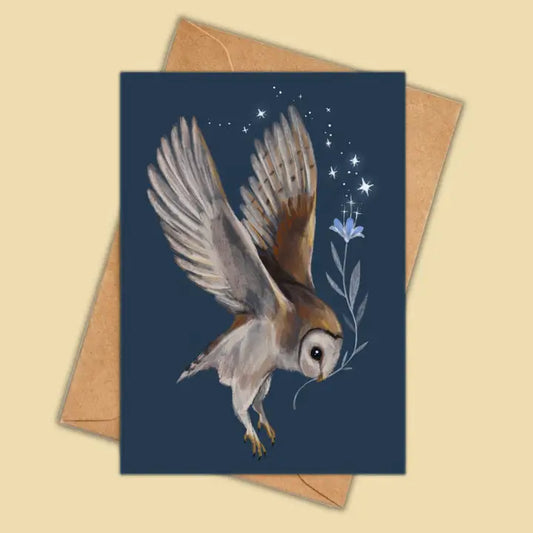 Barn Owl Greeting Card