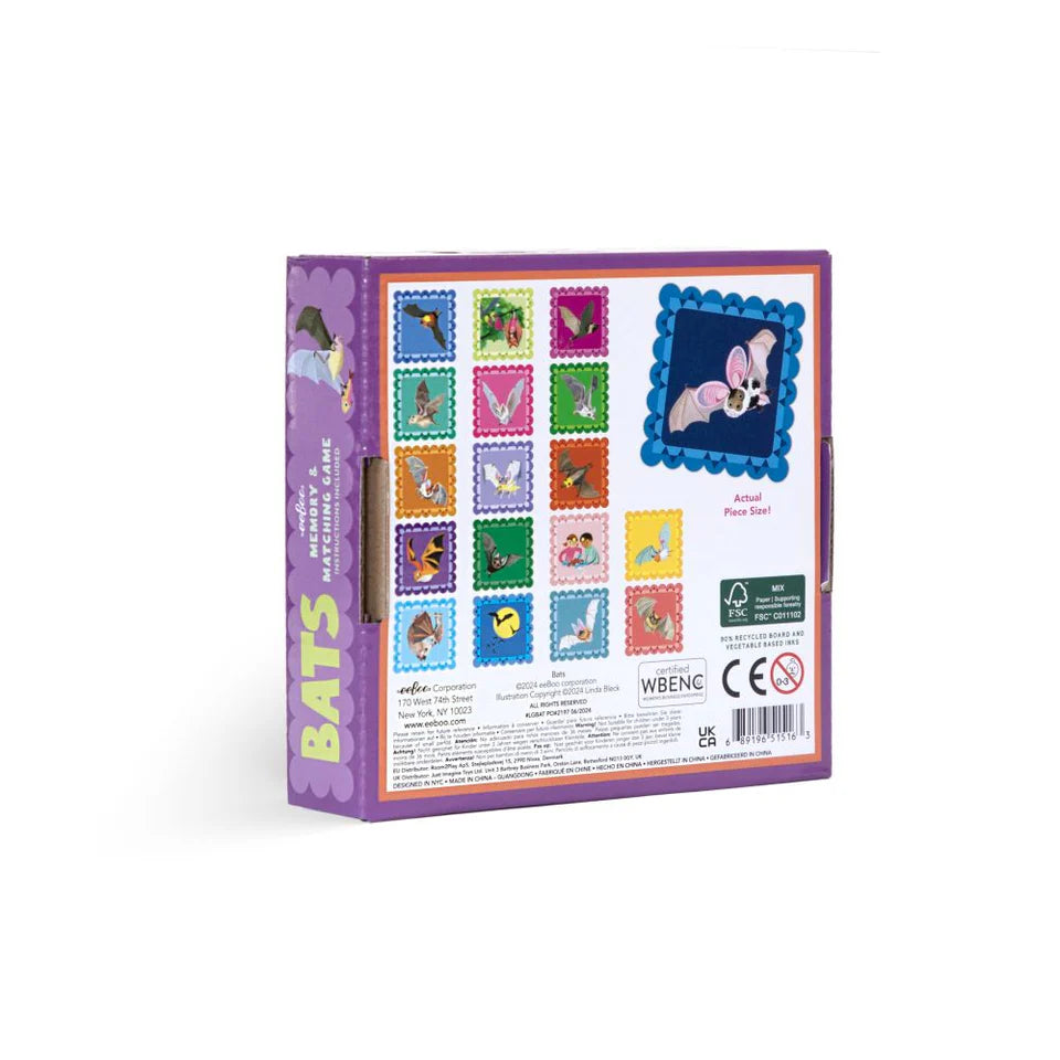 Square Memory Games - Bats