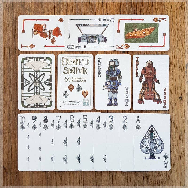Steampunk Machinery - Playing Cards