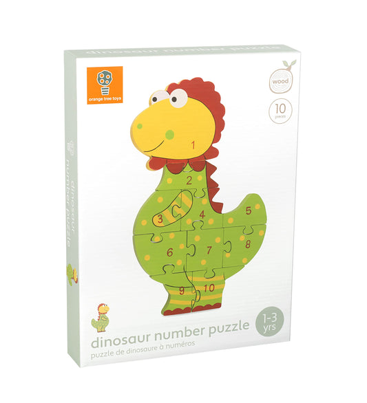 Dinosaur 10 Piece Number Puzzle
