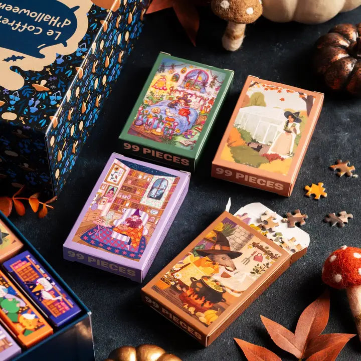 Halloween - 12 Mini Puzzle Box Set