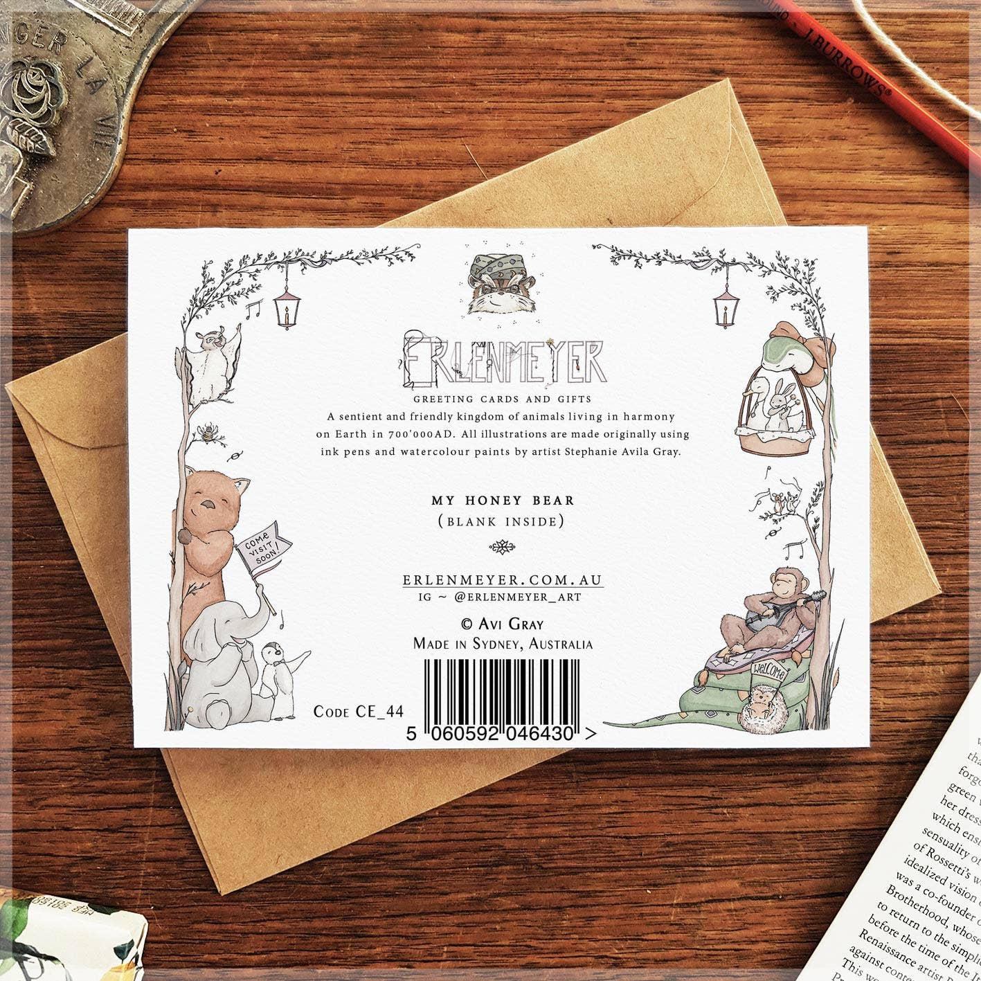 My Honey Bear - Greeting Card