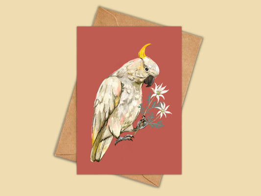 Cockatoo Greeting Card
